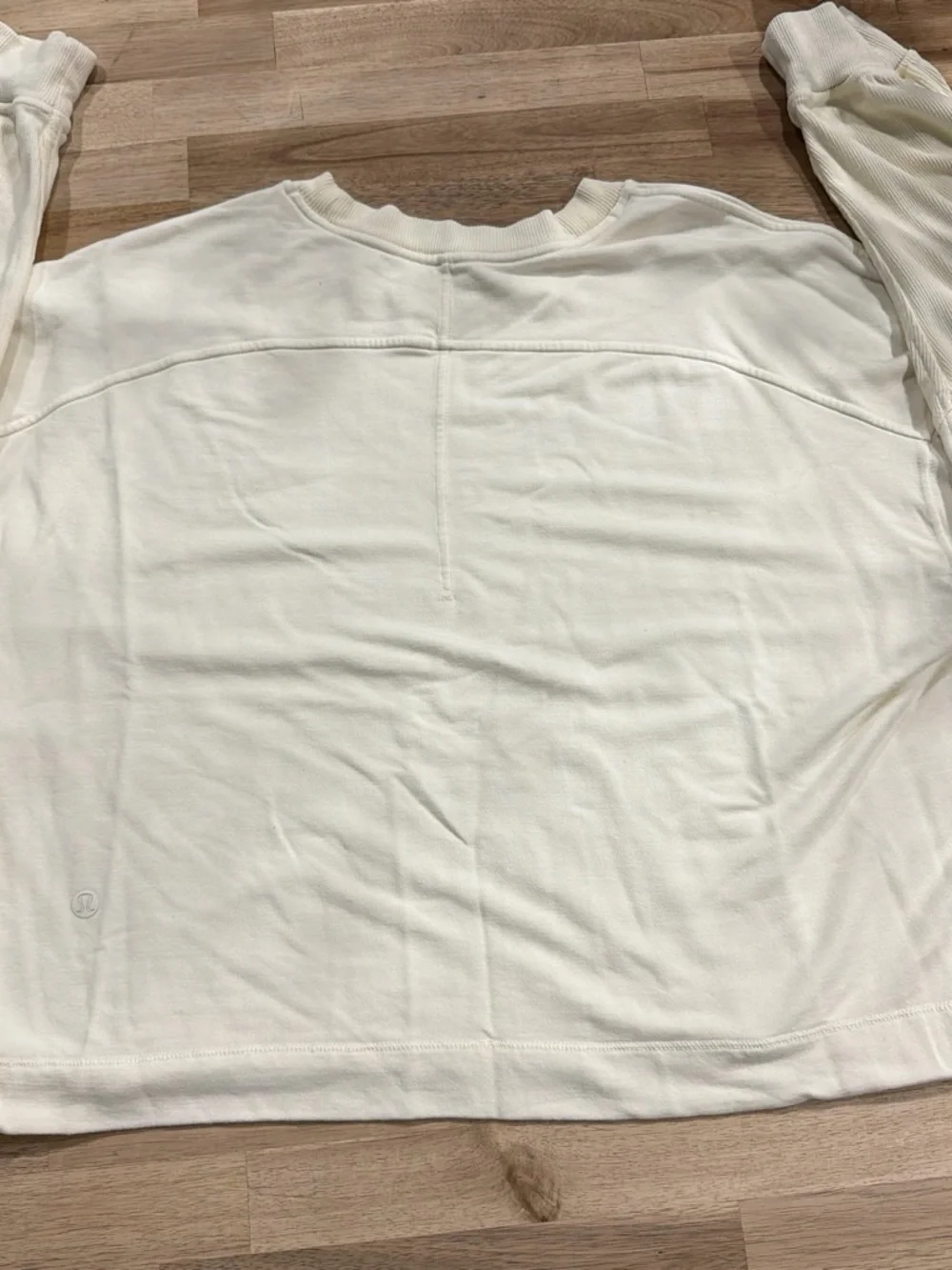 lululemon athletica Cream Long-Sleeve Crew Sweatshirt